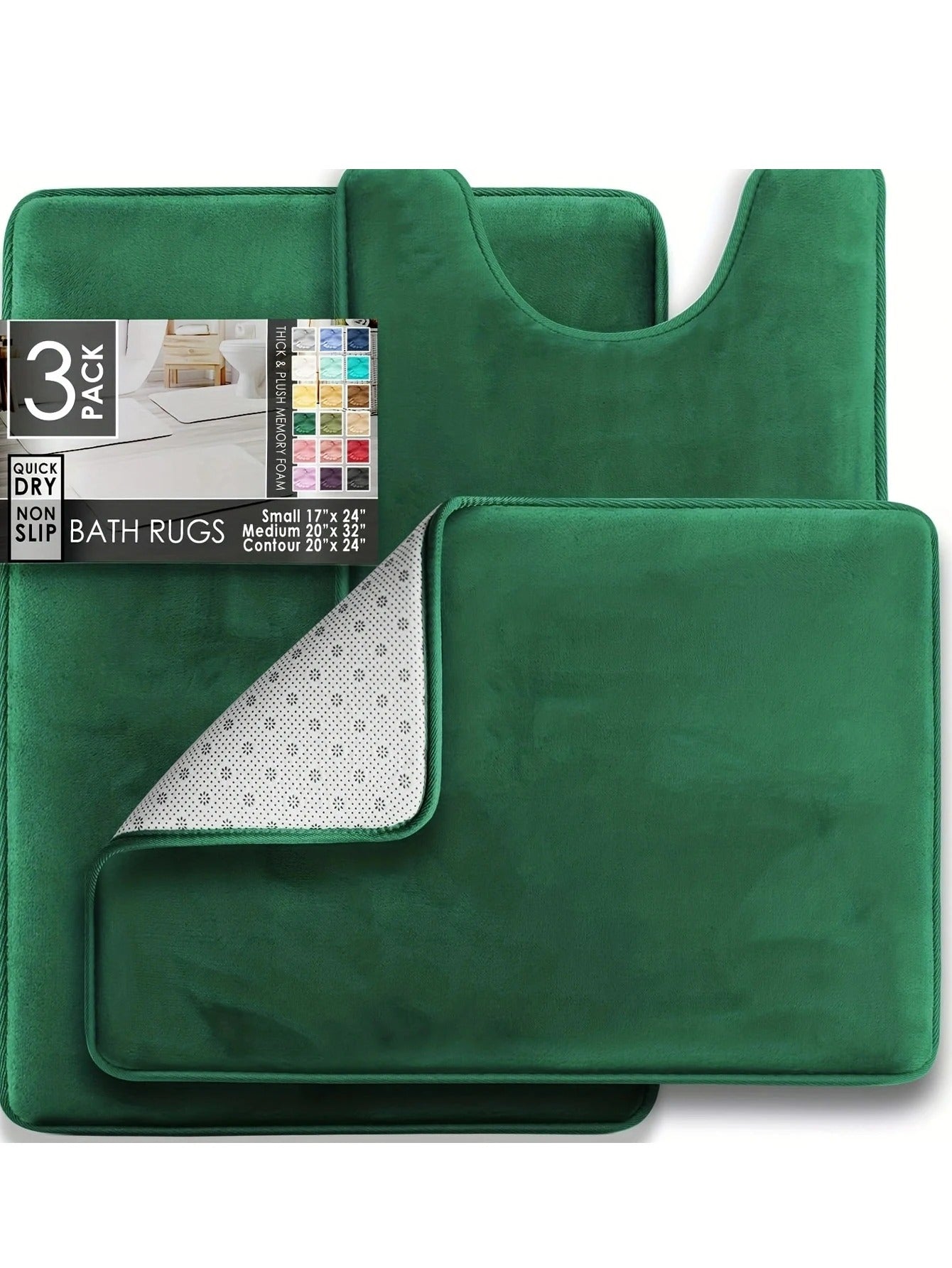 3PC Bathroom Rugs