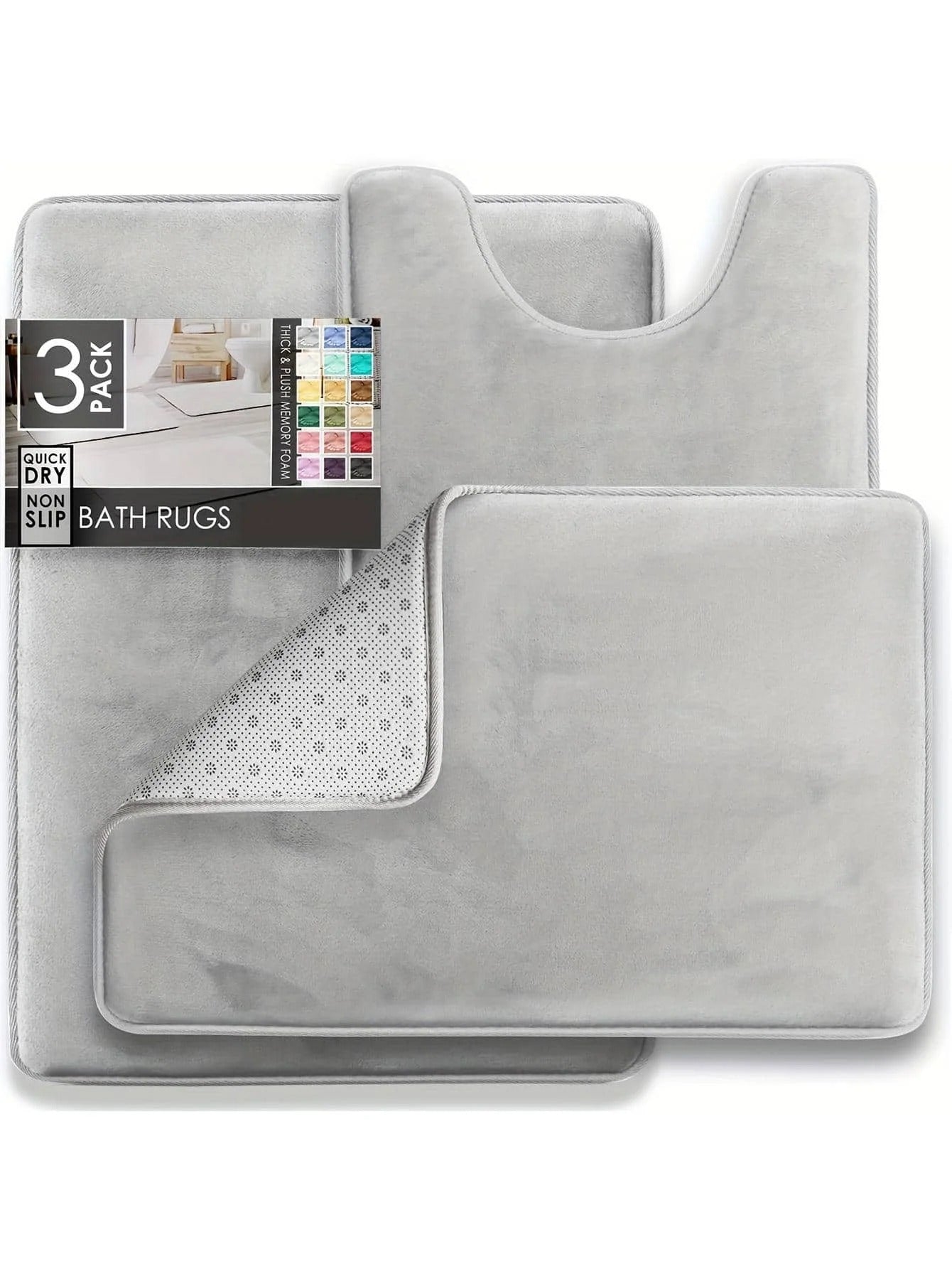 3PC Bathroom Rugs
