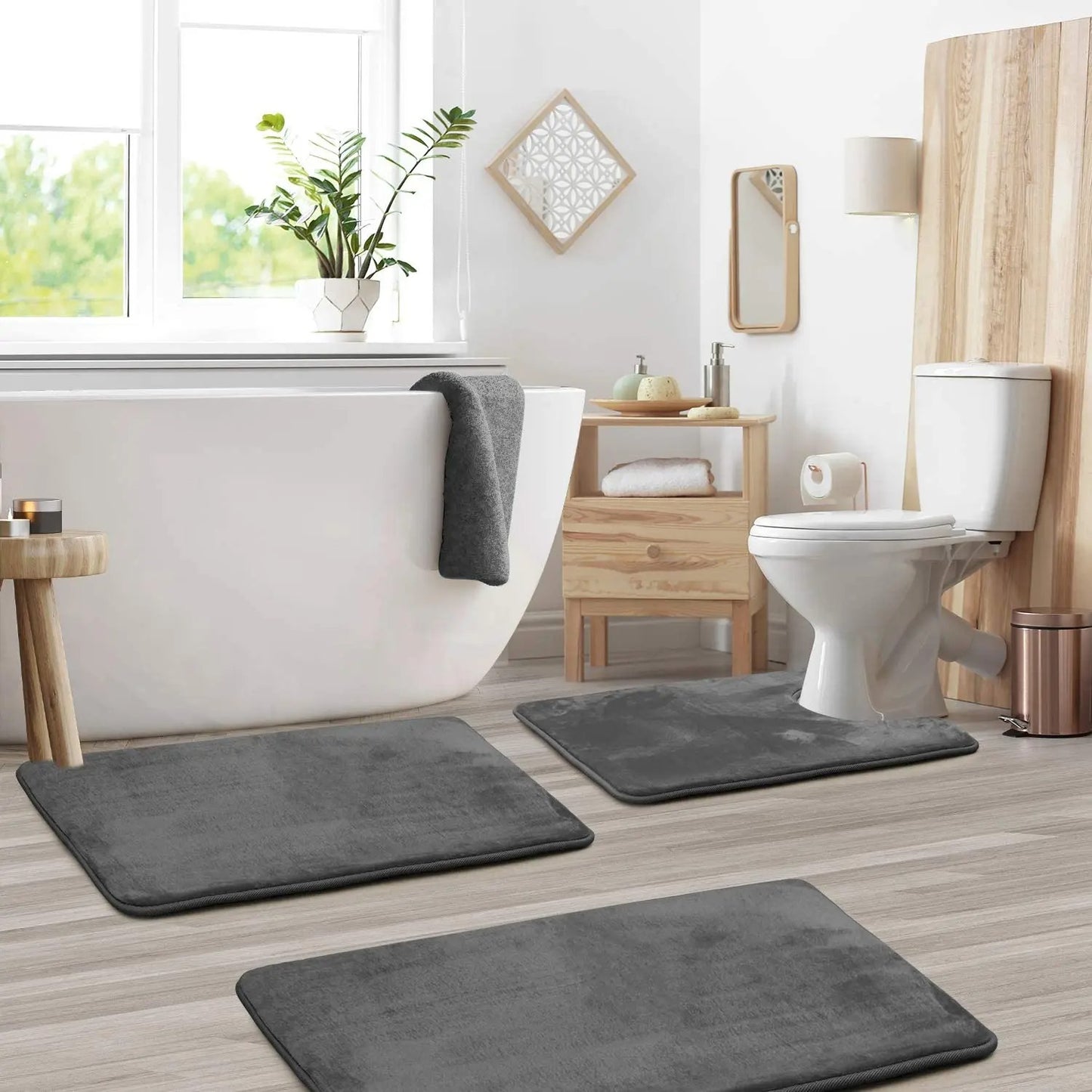 3PC Bathroom Rugs